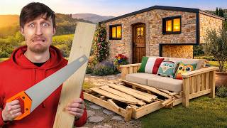 We BUILT a SOFA with HIDDEN STORAGE!