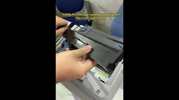 Hướng dẫn tháo - lắp ruy băng mực Epson LQ-310 đúng cách.#xuhuong #epsonlq310 #mayinkim #huongdan