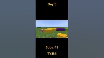 Day 5 placing 1 block for every subscriber | #minecraft #shorts #fyp #youtube