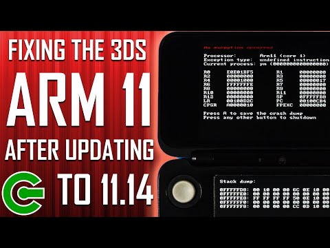 FIXING THE ARM11 EXCEPTION ERROR AFTER UPDATING THE 3DS FIRMWARE : EASY SOLUTION!