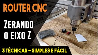 Como Zerar Eixo Z Da Router Cnc