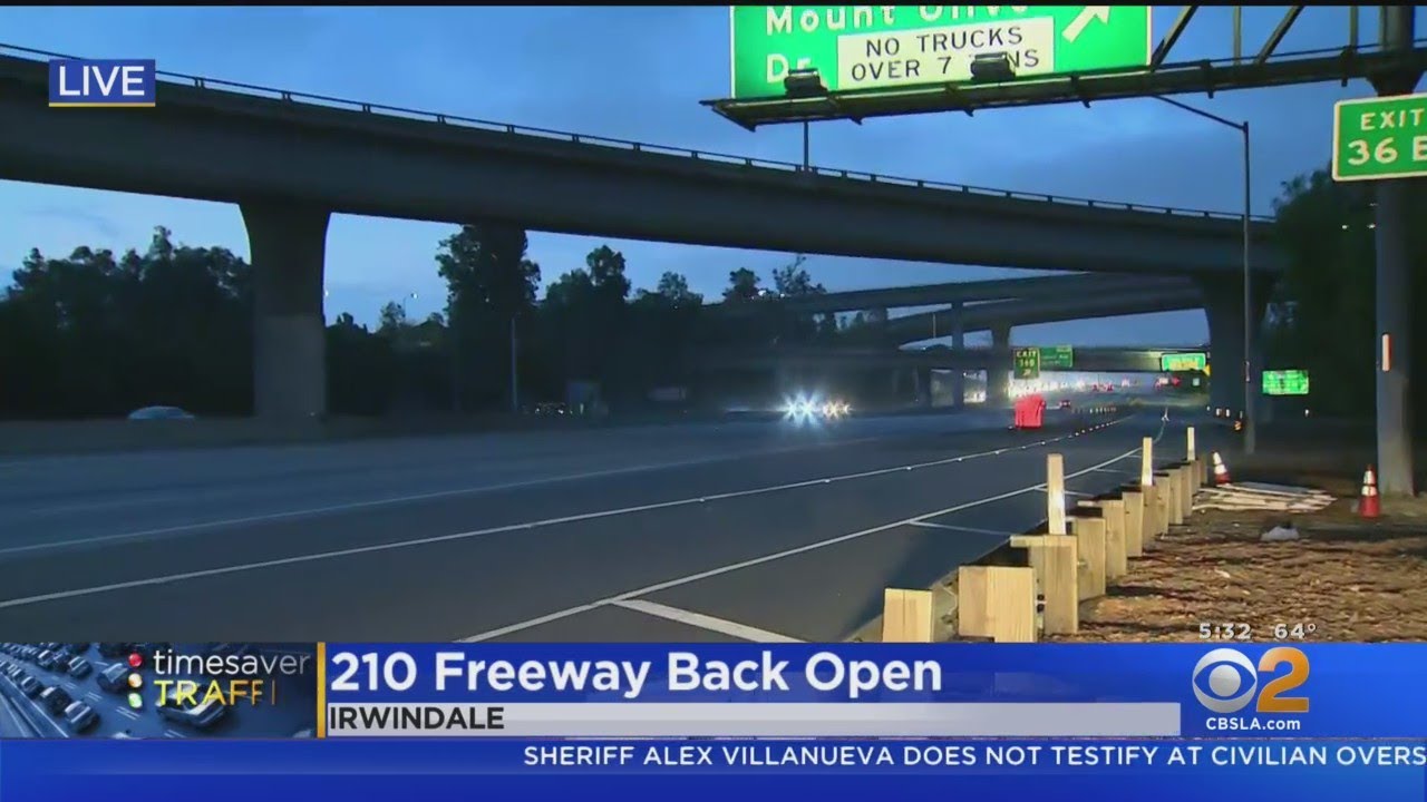 210 Freeway in Irwindale reopens after 5-day closure