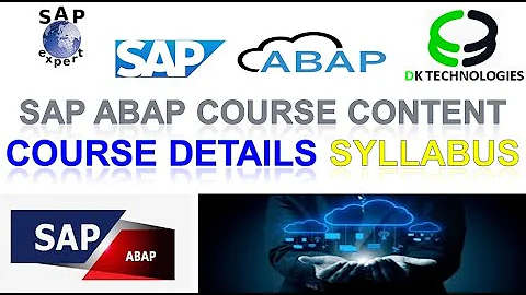SAP ABAP Course Content Syllabus | Advance Business Application Products | Syllabus| DK TECHNOLOGIES