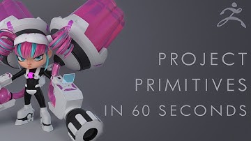 PROJECT PRIMITIVES and CONES in Zbrush 2018 - 60 Second Tutorial