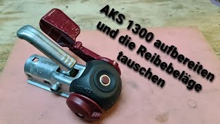 ALKO AKS 1300 Reibebeläge tauschen. Aufbereitung einer AntiSchlingerKupplung.