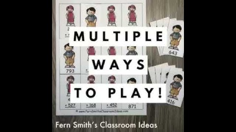 3rd Grade Go Math 1.7 Use Place Value to Add Center Games