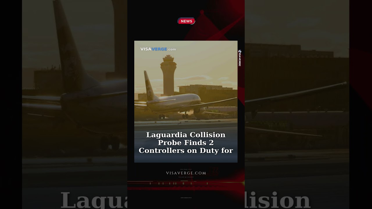 Laguardia Collision Probe Finds 2 Controllers on Duty for Air Canada Express CRJ