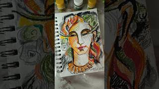 Abstract Painting #oilpastel #viral #art #shortvideo #tranding #shortvideo #artist #art #viral