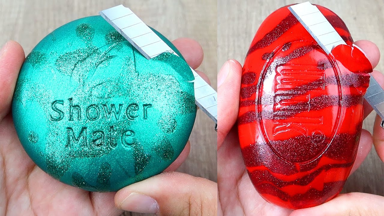 Relaxing Soap Cutting ASMR. Satisfying Soap and lipstick cutting. Corte de jabón - 973