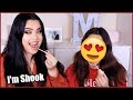 Little Sister Follows My Makeup Routine!