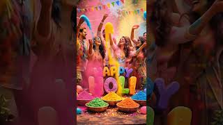 Happy Holi 2026 Colourful Holi Wishes | Festival of Colors Celebration #shorts #holi #viral #status