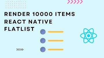 Render 10,000 Items Smoothly in FlatList | React Native Performance Tips