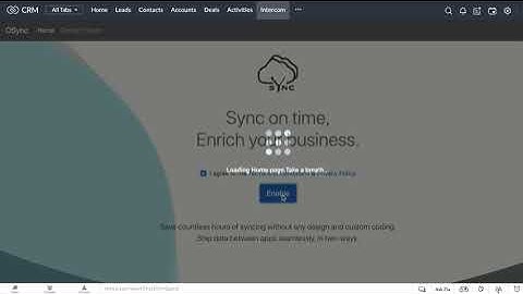 OAppS - Intercom - ZohoCRM DataSync Application