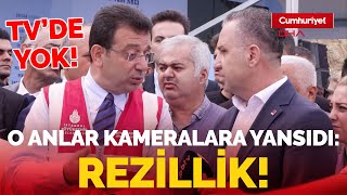 #FLAŞ Ekrem İmamoğlu ile CHP'li başkan arasında gergin anlar: Hiç önemli değil basın masın...