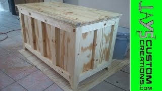 2x4 Half Lap Blanket Chest  089