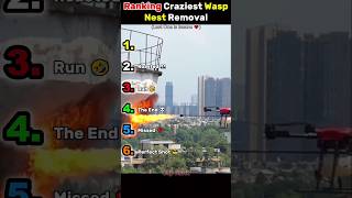 Ranking Craziest Wasp Nest Removal Moments 🤣