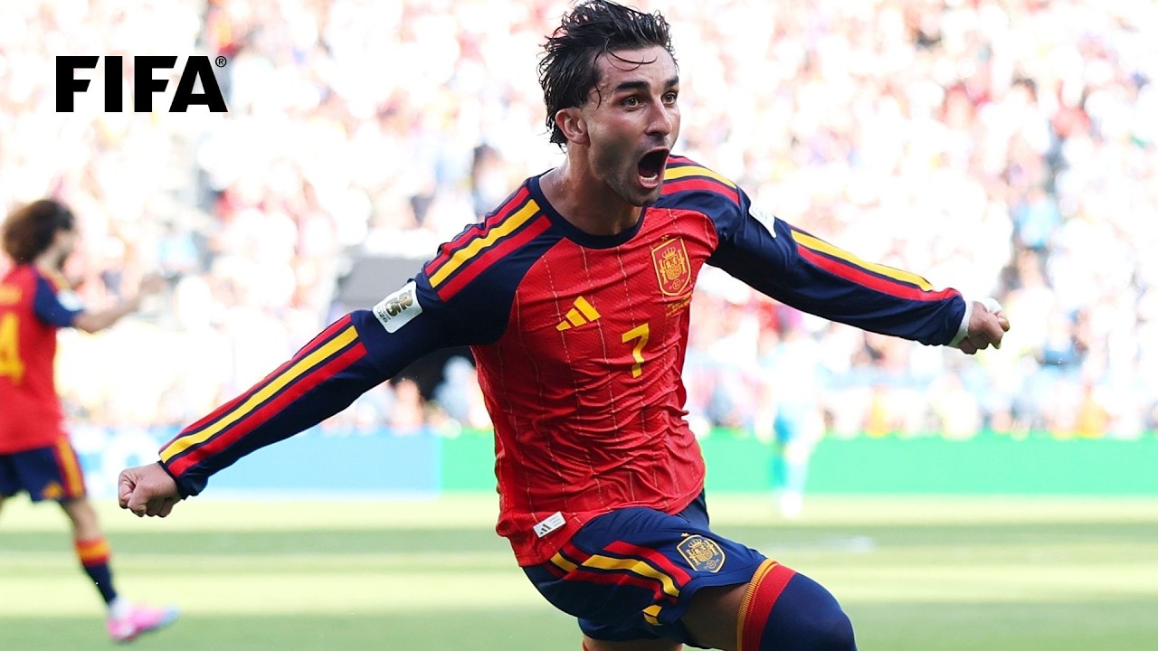 Miniatura de YouTube: All Spain World Cup Goals | 2014-2026 | Villa, Torres & More