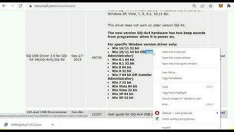 [Programmer] GQ programmer - How to install 4x4 Windows 10/11 Software