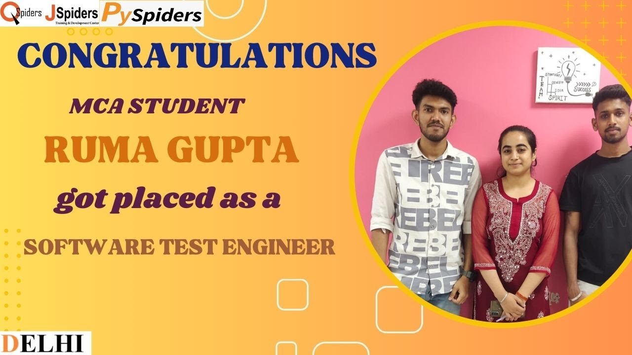 My Experience becoming a SOFTWARE TEST ENGINEER by QSpiders Delhi - YouTube