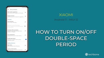 How to Turn On/Off Double-space period - Xiaomi [Android 11 - MIUI 12]