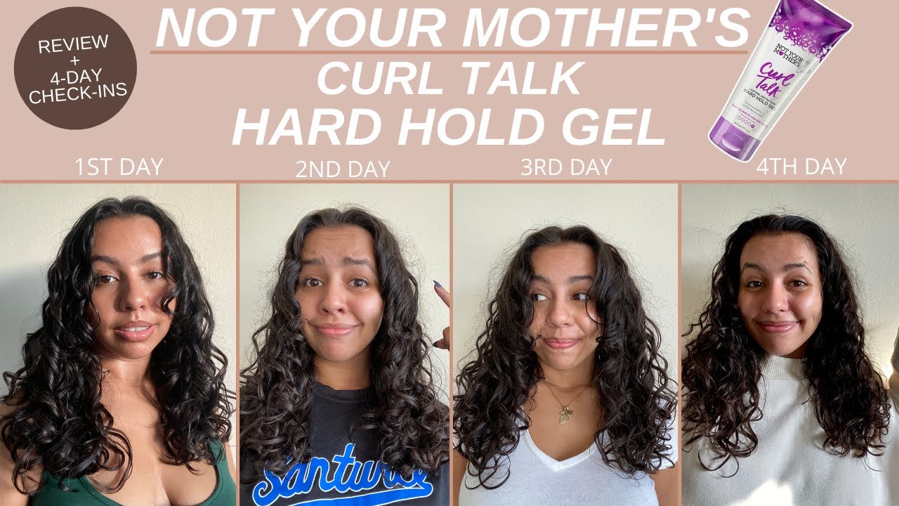 NOT YOUR MOTHER'S CURL TALK HARD HOLD GEL TRY-ON + REVIEW ON WAVY HAIR
