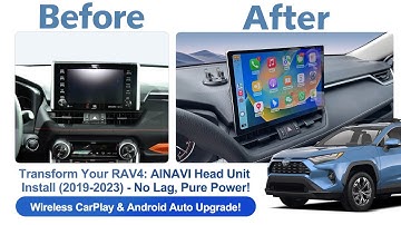 Transform Your RAV4: AINAVI Head Unit Install (2019-2023) - No Lag, Pure Power!