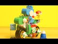 レゴ マリオカート ヨッシーバイク LEGO Super Mario Yoshi Bike Speed build stop motion anime!