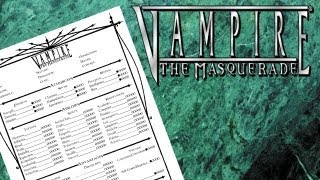 Character sheet: Vampire: The Masquerade