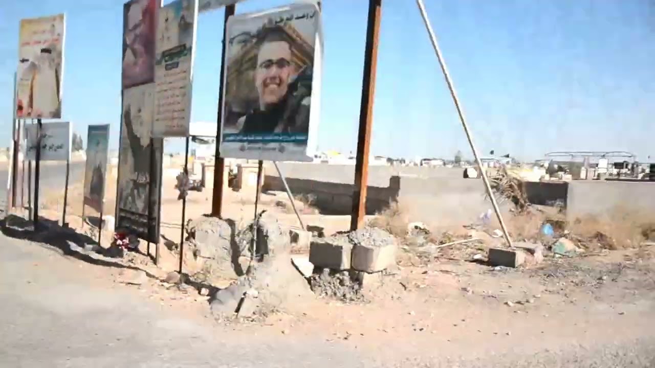 جوله حزينة في مقبرة وادي كربلاء باتجاه المقبره الجديده