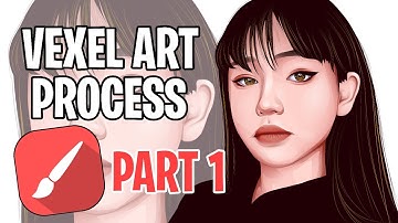 VEXEL ART TUTORIAL [ Part 1 ] via Infinite Painter