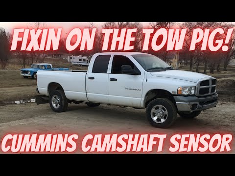 Fixing the Tow Pig! My 2005 Dodge Ram Cummins gets a Camshaft Position Sensor Replacement