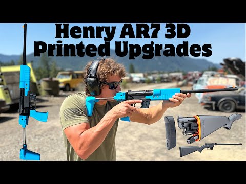 Henry survival rifle, With 3D Printed Upgrades!