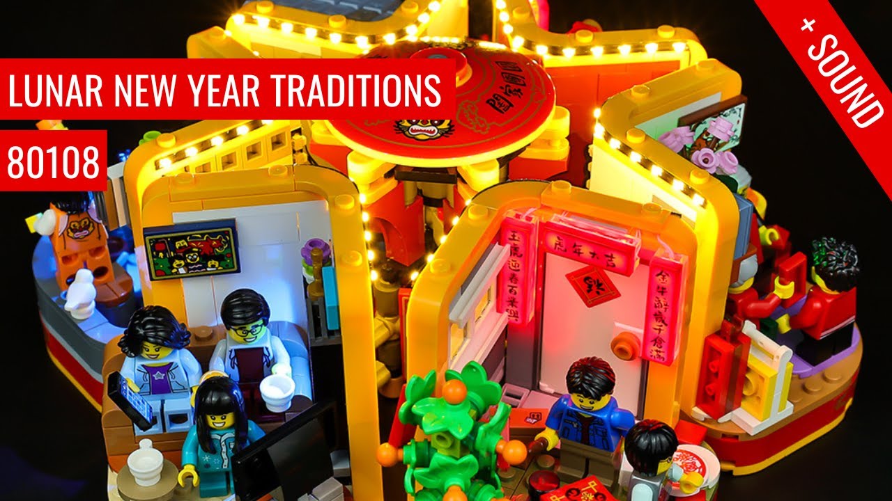 LED Light Kit for LEGO Lunar New Year Traditions 80108 Light Kit