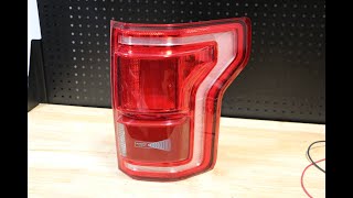 How to test a 2015-2017 Ford F150 OEM LED Tail Light