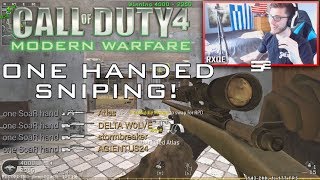 ONE HANDED PC GAMING RETURNS! My Car Accident + Story 1 Year Later | Call of Duty 4 PC