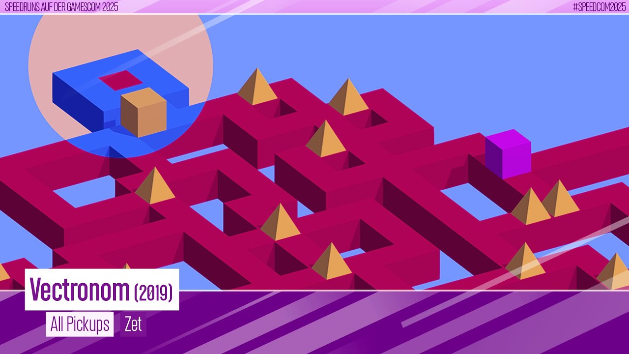 Speedruns auf der gamescom 2025 | Vectronom (All Pickups) von Zet