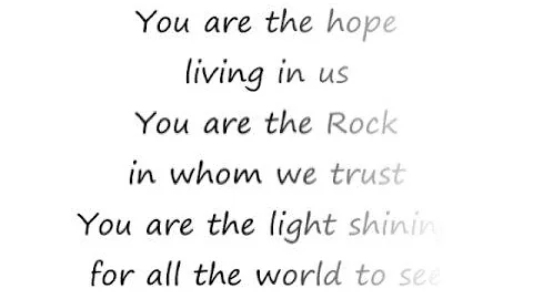 Hope of the Nations - Brian Doerksen [lyrics]