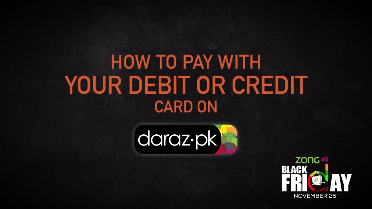 How to pay with your Debit/Credit Card on Daraz 