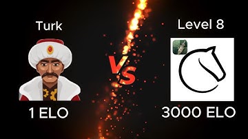 Can Turk BEAT Lichess Level 8 ?!!! scandinavian & sicilian