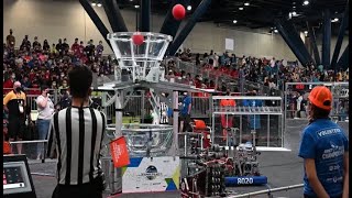 Three local high schools competing in 'FIRST Championship' robotics competition