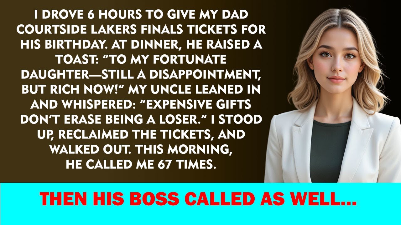 I Drove 6 Hours With Lakers Finals Courtside Tickets—At Dinner, My Dad Shocked Me