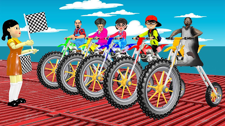Scary Teacher 3D vs Squid Game Giant Wheels Climbing Wooden Slopes 5 Times Challenge Miss T Lose