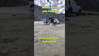 Ladakh Desert | Solo Camping | Hunder Sand Dunes | Nubra Valley