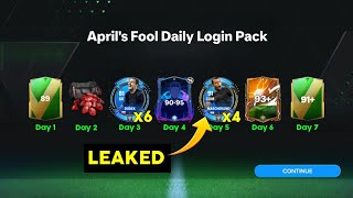 UPCOMING NEW APRIL'S FOOL LOGIN CAMPAIGN LE*KED 🤐 FREE MASCHERANOS x4 🤩 ALL OTHER CONFIRMED REWARDS✅