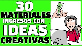 30 MATERIALES PARA INGRESOS EXTRA, IDEAS CREATIVAS by IMAGINA NEGOCIO 2,920 views 3 months ago 6 minutes, 45 seconds