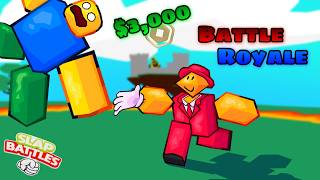 I COMPETED in Slap Battles' Largest BATTLE ROYALE... (hosted by @SmashKingAnimates)