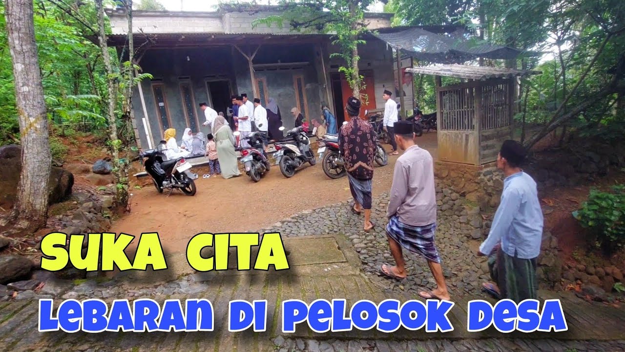Suasana lebaran di desa pelosok yg berada di pegunungan / IDHUL FITRI 1446 PELOSOK TRENGGALEK