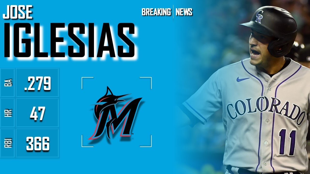 MIAMI MARLINS: José Iglesias ᴴᴰ 