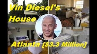 Hollywood - Vin Diesel - House In Atlanta !! $3.3 Million !!
