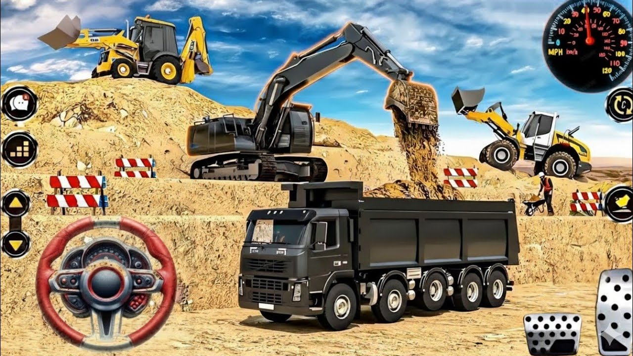 ⚡Large City Road Construction Simulator 🚧 - Android Gameplay